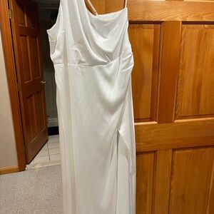 Lulu's White Backless Dress